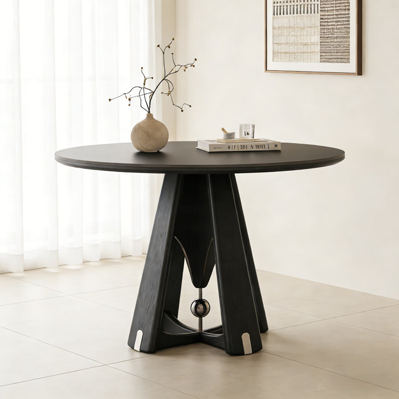 Table de salle à manger moderne, simple et créative, Noir