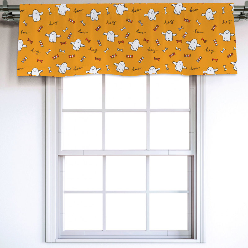 Sateen Ruffled Window Valance