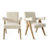 Fauteuil de salle à manger rembourré en bois Montoria