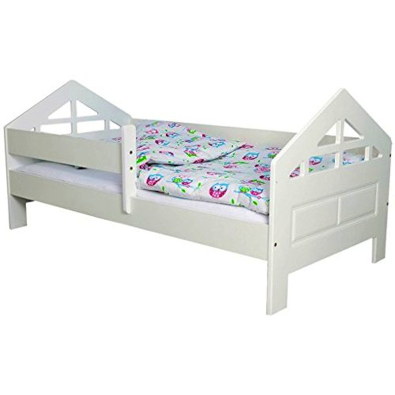 Cot Bed / Toddler (70 x 140cm) Convertible Bed by Poppy's Playground, Drawer not included, Safety Foam Mattress
