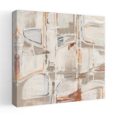Modern Neutral Nirvana With Abstract Beige Art