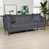 Tissu gris anthracite sélectionné