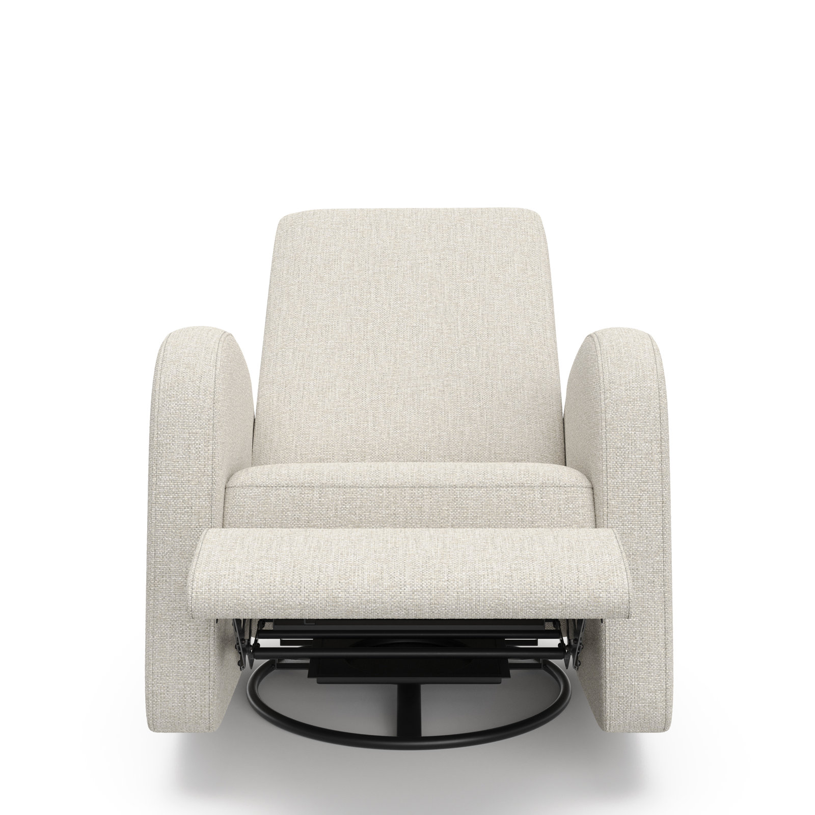 Santa Monica Swivel Glider, Dune Basketweave