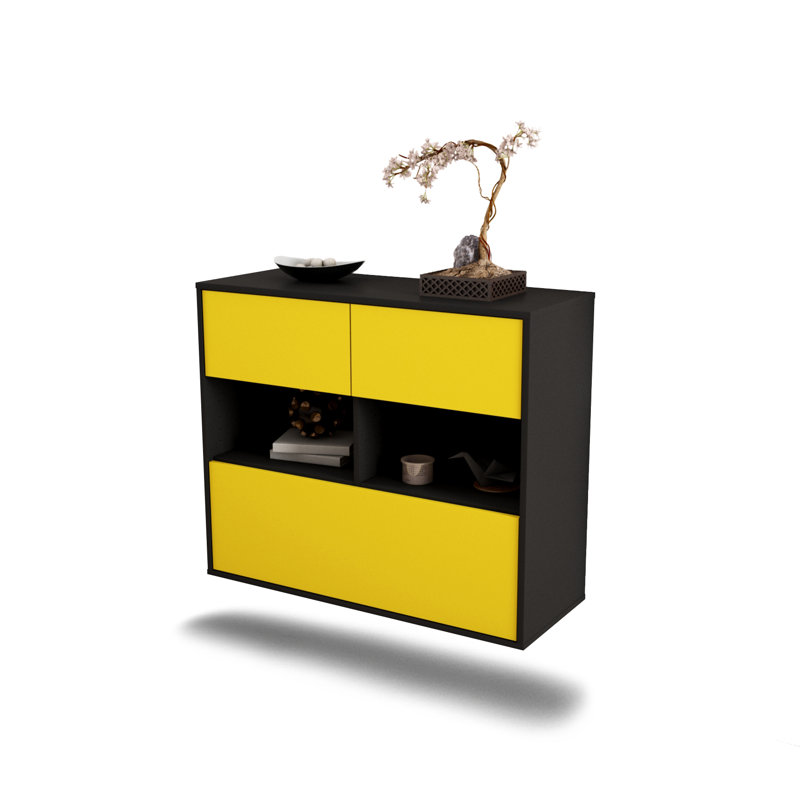 Rowles 92cm Sideboard, Yellow