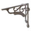 Hammer & Tongs - Ornate Iron Shelf Bracket - D200mm - Raw