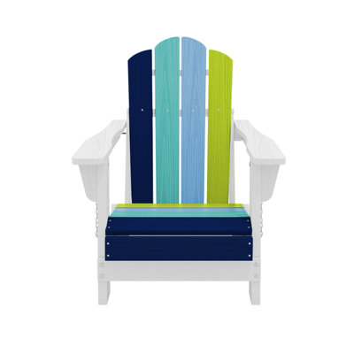 High Density Polyethylene Mini Foldable Adirondack Chair by Wrought Studio
