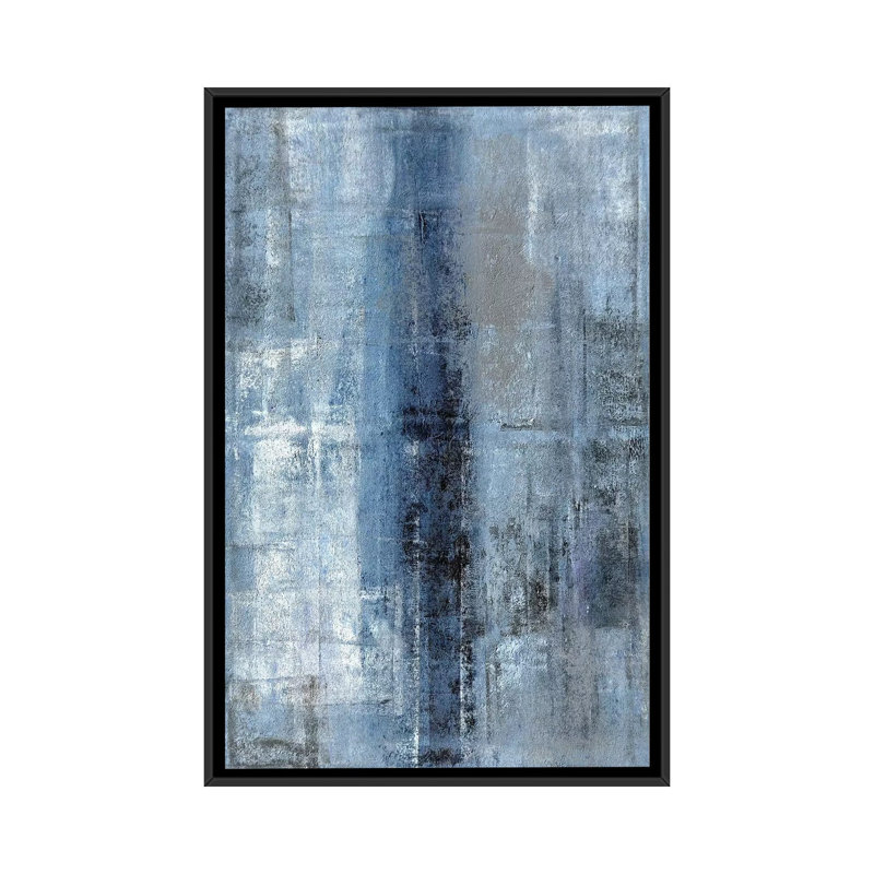 « number one », impression sur toile, H 26 po x l 18 po x P 1,5 po, Toile avec cadre flottant noir, Pas de tapis