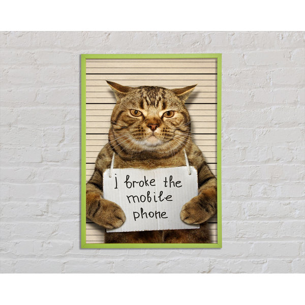 Happy Larry Bindi Cat Confessing - Single Picture Frame Art Prints ...