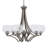 Zilo 6 Light Uplight Chandelier Shown With 5.75" Glass-86756378-90740334