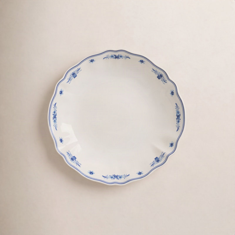 Vila Pasta Server, White/Blue