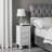 Alexa Chic Slimline 3 Drawer Mirrored Nightstand - Sleek Modern Design-267559211