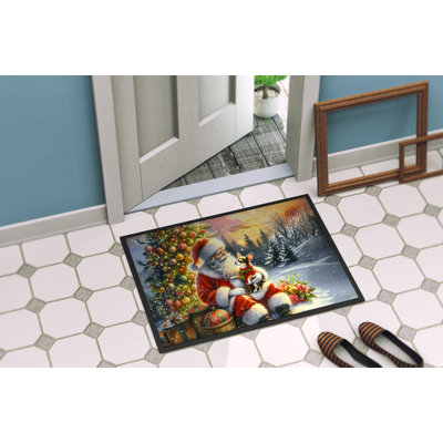 Paillasson Chihuahua and Santa Claus