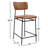 Turin Leather Bar & Counter Stool-712110721-712110727