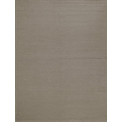 Hand Knotted Area Rug in Pewter