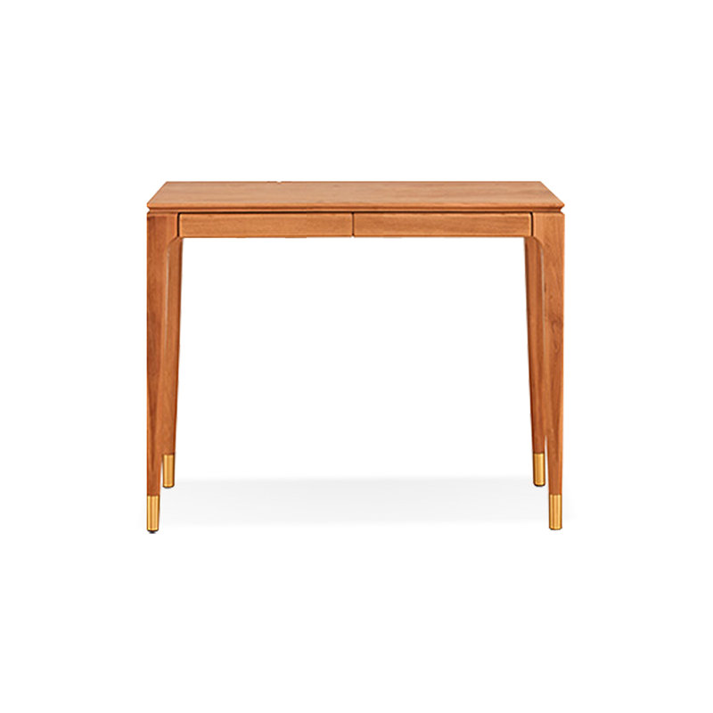 Bureau d'écriture avec tiroirs Cherry, H 29,53 po x l 47,24 po x P 15,75 po, Cerisier