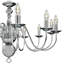 Albie 12 - Light Silver Chandelier Pendant