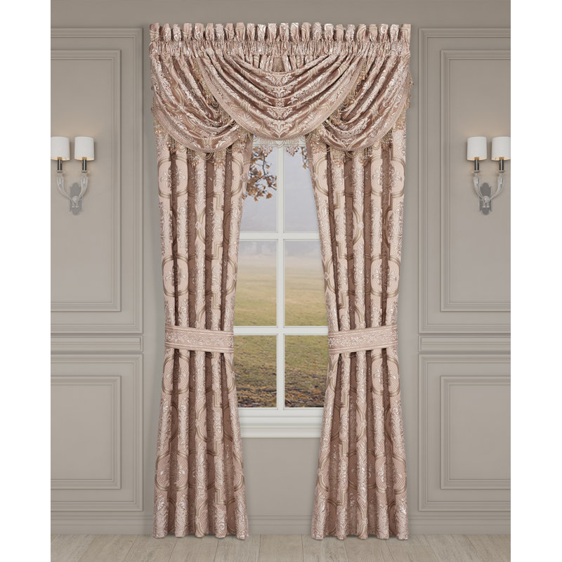 Paire de panneaux de fenêtre Rosewater, L 50 po x L 84 po