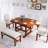 Traditional Extendable Wood Dining Table Set