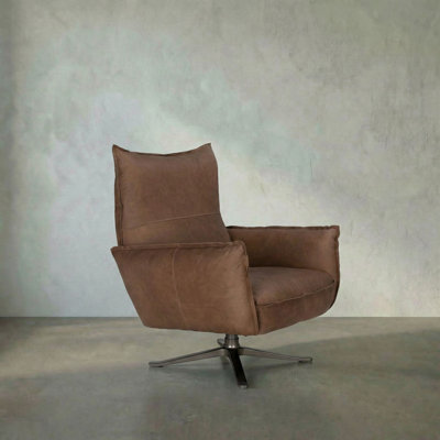 Lawrenceville Upholstered Swivel Armchair