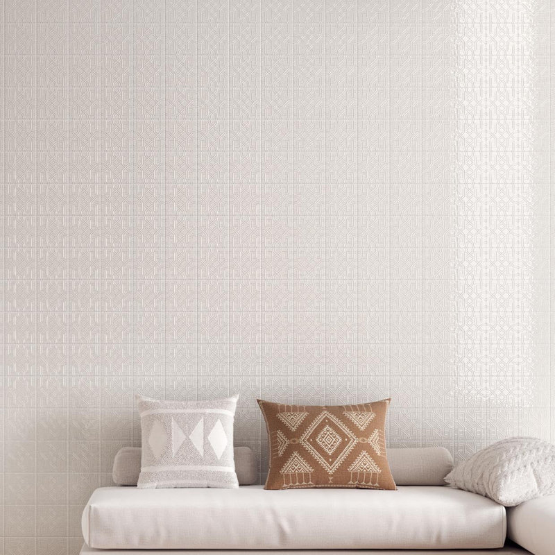 Superclassica Path 6" x 6" 3D Italian Wall Tile, Bianco White