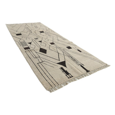Tapis de couloir ivoire Nathaniel
