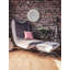 Elicia Velvet Armchair with Footstool