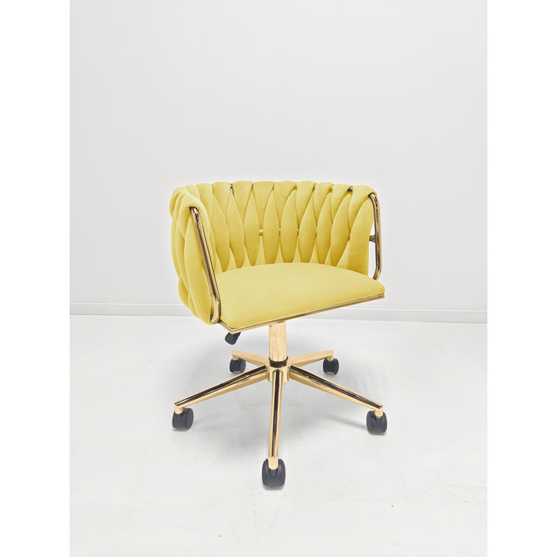 Chaise de bureau, Moutarde