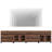 4 In 1 Multifunctional Sideboard Buffet Cabinets With Glass Doors And 8 Drawers, Modern Sideboard Credenza With Adjustable Shelf And Metal Base, Coffee Bar Cabinet Storage Cabinet For Kitchen-1708397147
