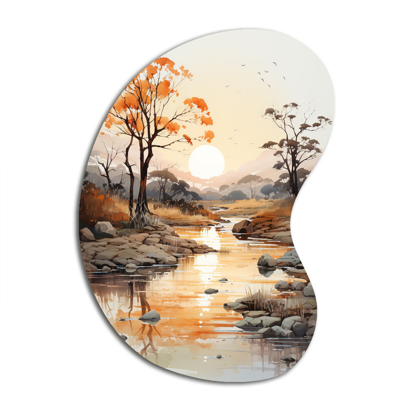 Décoration murale irrégulière Grigorios, H 31 po x l 22 po