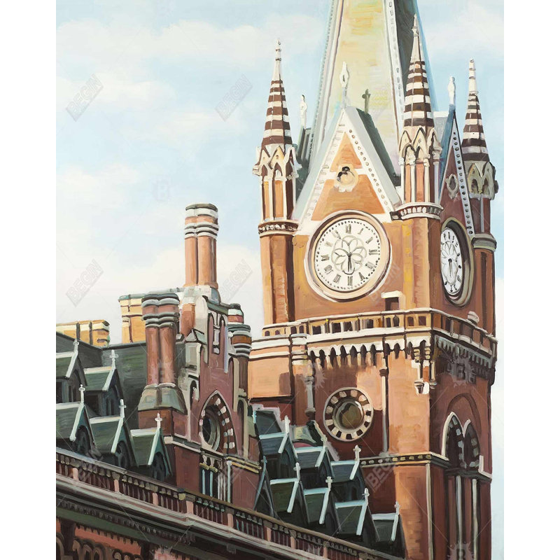«St-pancras Station In London» sur toile