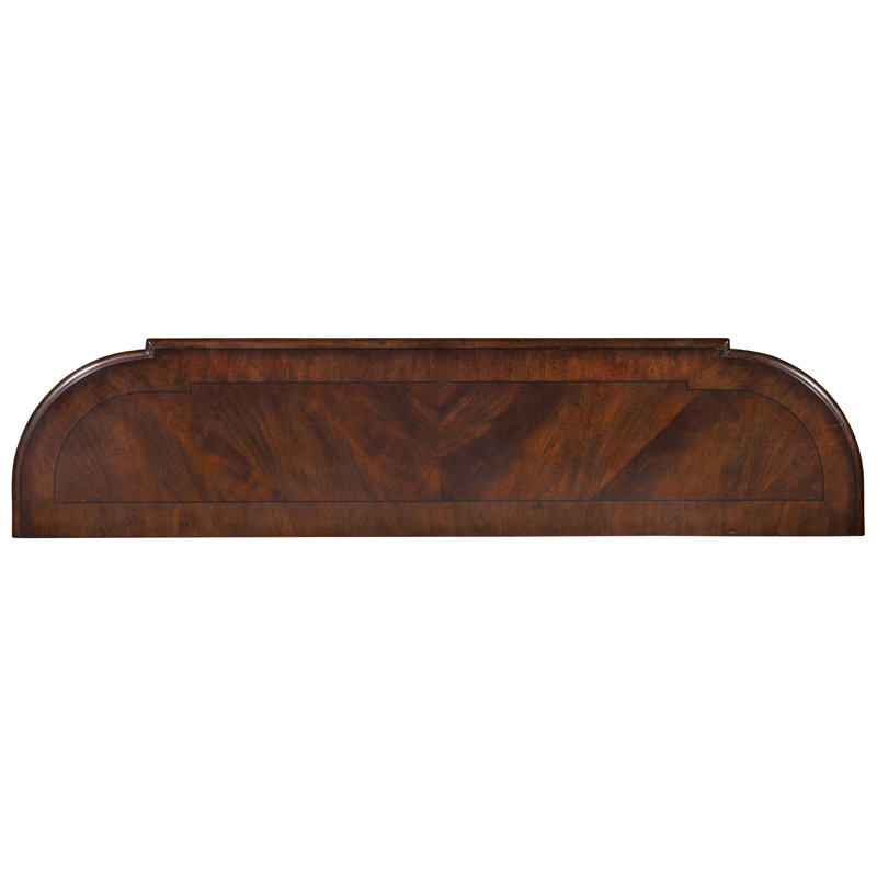 Leesburg 60'' Brown Mahogany Demilune Console Table