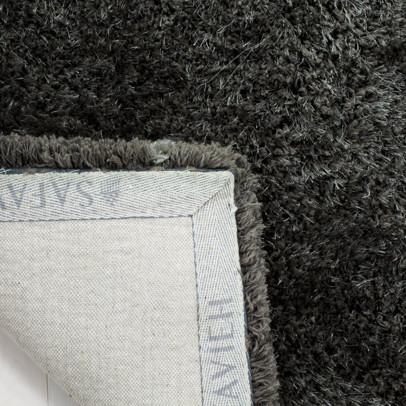 Franklynn Shag Hand Tufted Performance Solid Color Rug, Rectangle 8' x 10'