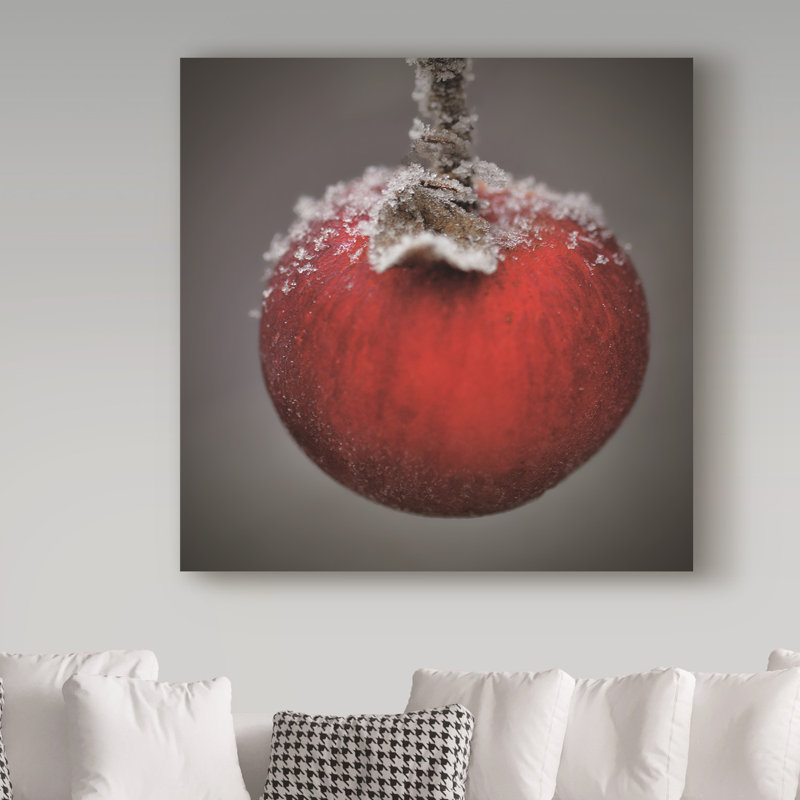 « red pomme », reproduction de photo sur toile, H 14 po x l 14 po