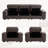 Modern Modular  Sectional Sofa Set of 5/6 Seater Oversized Chenille Couch with Storage Space and USB Port for Living Room and Apartment-542941789-600144892