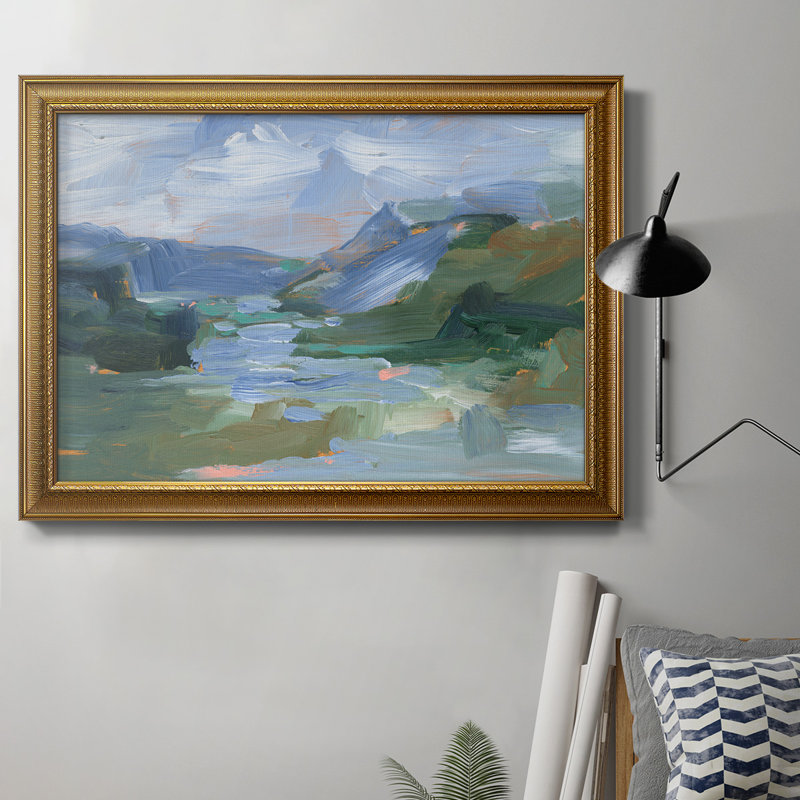 Painter's Composition Study VI - Peinture sur toile encadrée, H 16 po x l 20 po