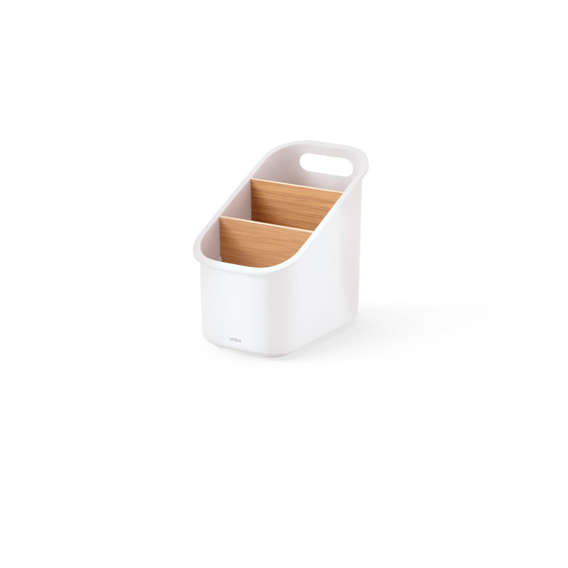 Porte-ustensiles Bellwood blanc / naturel