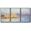 La baie d'Antibes, 1888, reproduction sur toile 3 pièces-392447327-392447326
