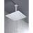Water Saving Shower Head - High Rainfall, Stainless Steel, Self-Cleaning, Bathroom White Steel Bathroom, , Saving, Self-Cleaning Rainfall-125519130