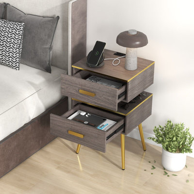 Dosch 44 cm W Bedside Table