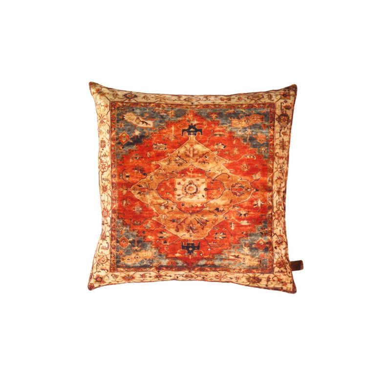 Velvet Silk Throw Square Pillow Cover & Insert
