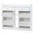 Modern Tipping Bucket Shoe Cabinet with 4 Flip Drawers, Sleek Design for Organized and Stylish Entryways-916708372