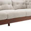 78" Upholstered Sofa Modern 3-Seater Sofa Couch With Tufted Design For Living Room, Greyish Beige