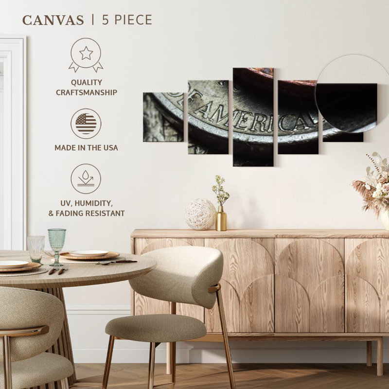 Coins, 42" H x 92" W