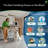 iAdaptAir 2.0 Small 5-Stage True HEPA Filtration for Viruses, Mould, Dust, Smoke, Pollen & Odours with 2 year Filter Life, Ozone Free Bi-Polar Technology, WiFi Compatible, and up to, 1,325 Sq Ft of Clean Air.