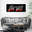 Strawberries Under Water - No Frame Print on Canvas