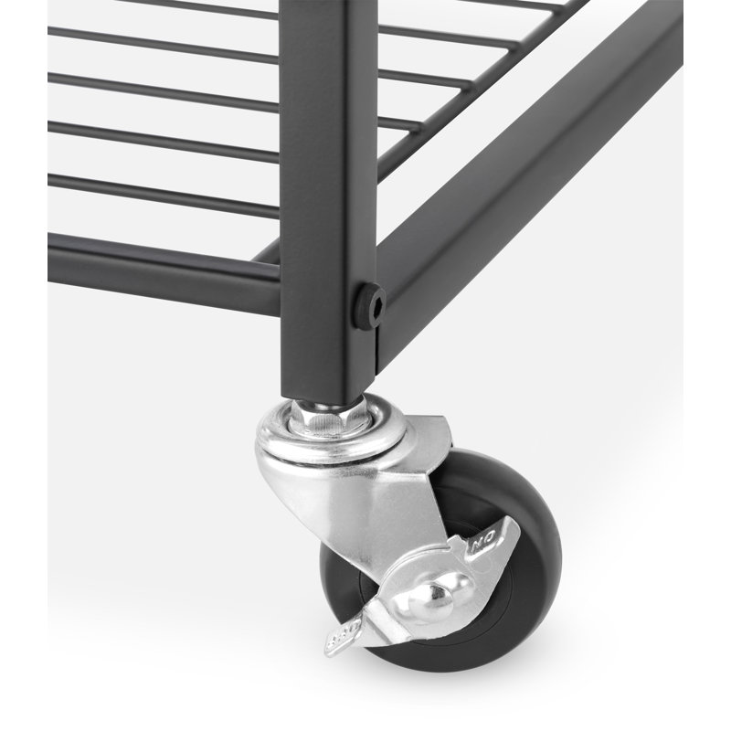 Anotidaishe 24.8'' W Shelving Unit with Wheels