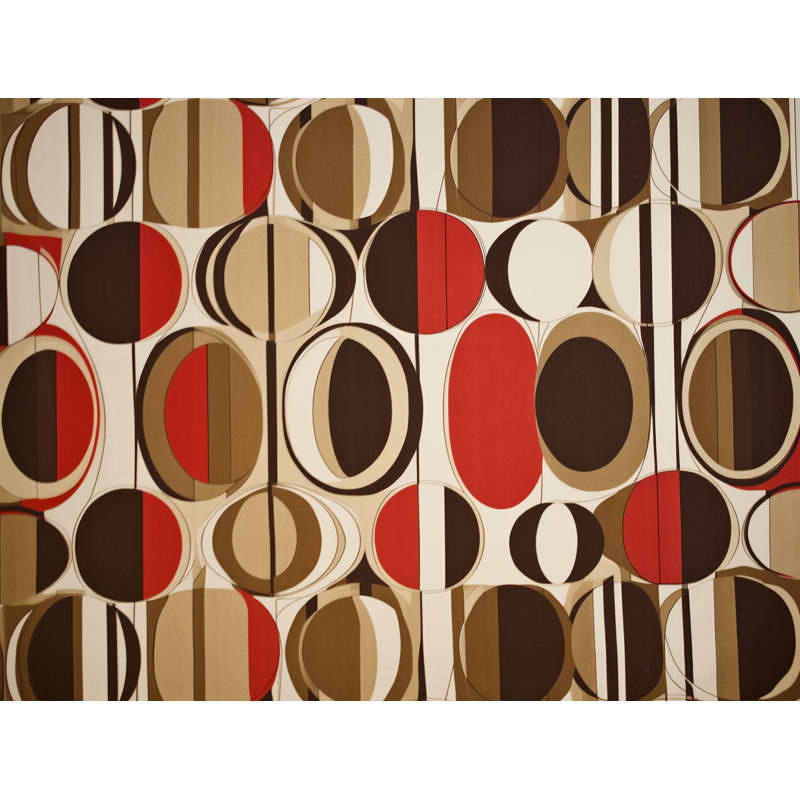 Funky Bedding, Queen Comforter, Brown/Red Abstract