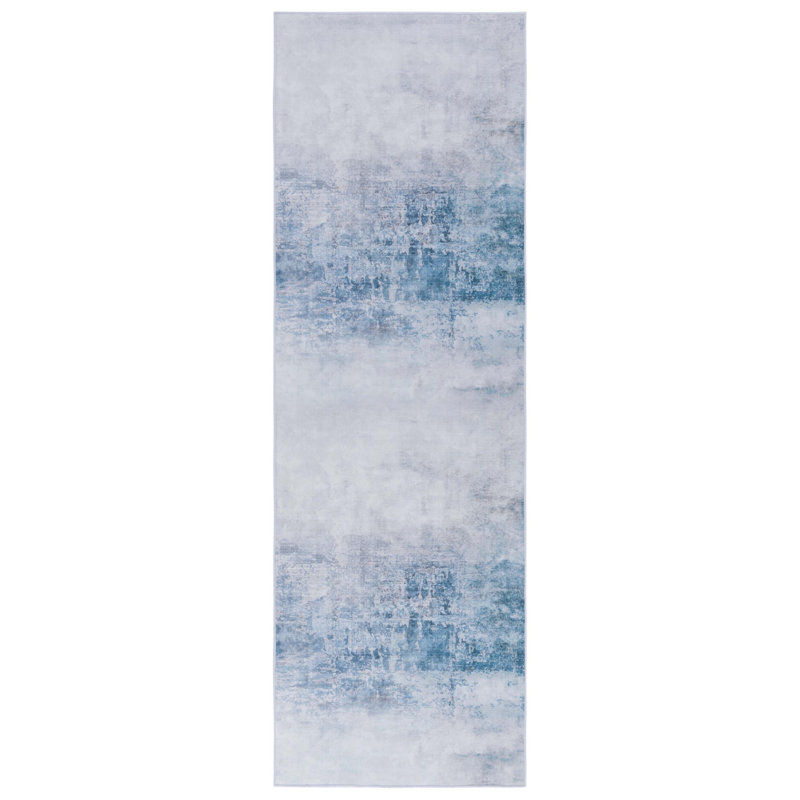 Tacoma Performance Machine Washable Abstract Rug, Runner 2'6" x 8'