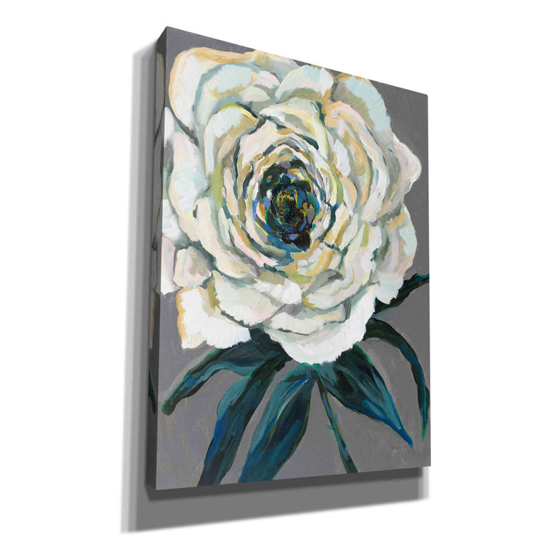 "Rose" par Jeanette Vertentes, art mural sur toile, H 54 po x l 40 po x P 1,5 po