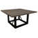 Braylenn Solid Wood Top Metal Base Dining Table
